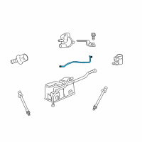 OEM Saturn Aura Vent Hose Diagram - 12607891