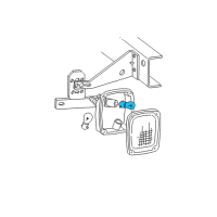 OEM 1984 Ford F-250 Park Lamp Bulb Diagram - C8TZ-13466-A