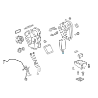 OEM Chevrolet Silverado 2500 HD AC Tube Seal Diagram - 13579648