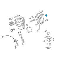 OEM Buick Enclave Temperature Door Actuator Diagram - 84018409