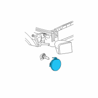 OEM Dodge Durango Fog Lamp Diagram - 55077470AB