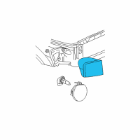 OEM 2005 Dodge Durango Lamp-Headlamp Park And Turn Diagram - 55077720AD