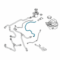 OEM 2022 BMW M8 Expansion Tank Line Diagram - 17-12-7-856-749