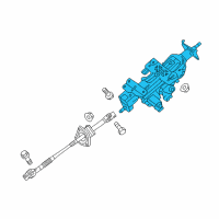 OEM 2017 Kia K900 Column Assembly-Upper Diagram - 563003T200