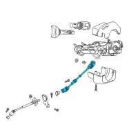 OEM 2004 Jeep Wrangler Intermediate Shaft Diagram - 55315014AD