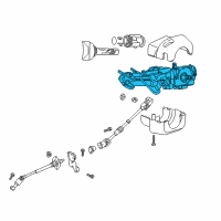 OEM 1997 Jeep Wrangler Column-Steering Diagram - 52078618AG