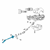 OEM Jeep Wrangler Intermediate Shaft Diagram - 52078804