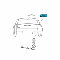 OEM Chrysler 300 Module-Parking Assist Diagram - 4602421AH