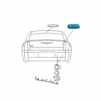 OEM 2006 Chrysler 300 Module-Parking Assist Diagram - 4602421AH