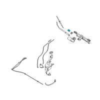 OEM Kia Cap-Windshield Wiper Arm Diagram - 983802E001