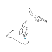 OEM Kia Sportage Lever Switch-Windshield Washer Diagram - 985201F001
