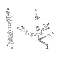 OEM 1999 BMW 318ti Wheel Suspension Joint Diagram - 31-12-6-758-510