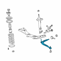 OEM 1999 BMW Z3 Right Wishbone Diagram - 31-12-6-758-514