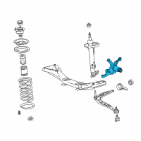 OEM 1996 BMW 318ti Left King Pin Diagram - 31-21-1-092-079