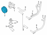 OEM 2022 Toyota GR86 Pulley Diagram - SU003-09041