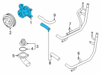 OEM Toyota GR86 Water Pump Diagram - SU003-09040