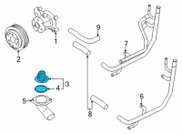 OEM 2019 Toyota 86 Thermostat Diagram - SU003-04960