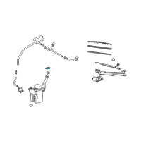 OEM Toyota Cap Diagram - 85316-34050