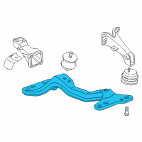 OEM BMW Z3 Cross Member Diagram - 23-70-1-136-498