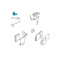 OEM 2004 Ford F-350 Super Duty Crankshaft Sensor Diagram - 3C3Z-6C315-AA