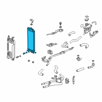 OEM 2020 Acura RLX Radiator Complete Diagram - 1J010-R9S-014