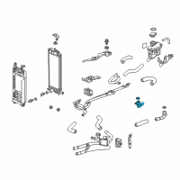 OEM 2020 Acura RLX Joint B, PDU Cooling Diagram - 1J442-R9S-000