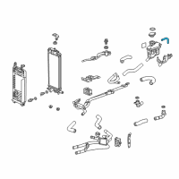 OEM 2014 Acura RLX Tube, Overflow Diagram - 1J107-R9S-000