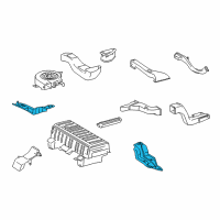 OEM 2007 Lexus GS450h Bracket, Battery Carrier Diagram - 74419-30010