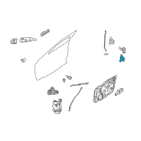 OEM 2007 Ford Fusion Lower Hinge Diagram - 6E5Z-5422811-B