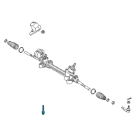 OEM Toyota Venza Gear Assembly Bolt Diagram - 90119-A0467