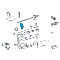 OEM 2022 Lexus RX450hL Switch, Seat Memory Diagram - 84927-0E060