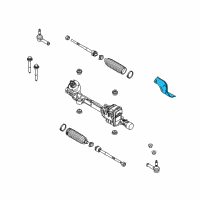 OEM 2019 Ford Explorer Bracket Diagram - GG1Z-3K721-A