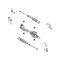 OEM 2010 Lincoln MKT Gear Assembly Lower Bushing Diagram - AA5Z-3C716-B