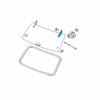 OEM 2008 Jeep Grand Cherokee Hinges Rear Window Diagram - 55394178AB