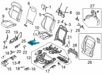 OEM 2022 Ford Mustang Mach-E ELEMENT ASY - HEATING Diagram - LK9Z-14D696-D