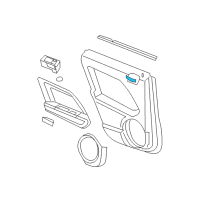 OEM Jeep Handle-Inside Remote Control Diagram - 1BY93DK7AB