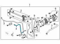 OEM 2022 Acura MDX Pipe Complete C (Atf) Diagram - 25230-61D-000