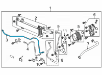 OEM 2022 Acura MDX Pipe Complete D (Atf) Diagram - 25240-61D-000