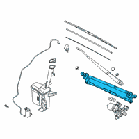 OEM Hyundai Venue Linkage Assembly-Windshield Wiper Diagram - 98120-K2000