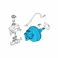 OEM 2005 BMW 760Li Brake Master Cylinder Diagram - 34-33-6-785-926