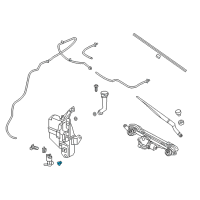 OEM 2018 Nissan Rogue Sport Packing-Washer Motor Diagram - 28921-70J00