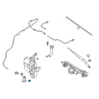 OEM 2015 Nissan Juke Packing-Washer Motor Diagram - 28921-70J00
