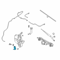 OEM 2017 Nissan Altima Pump Assembly Washer Diagram - 28920-JA00A