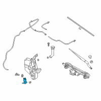 OEM 2008 Nissan Altima Pump Assembly Washer Diagram - 28920-JA00A