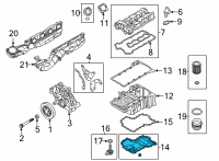 OEM 2020 BMW M8 Oil Pan Diagram - 11-13-7-852-271