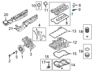 OEM 2022 BMW M8 Gran Coupe Seal High Pressure Pump Diagram - 11-12-8-071-821