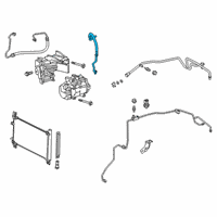 OEM 2017 Lexus RX450h Hose Sub-Assy, Suction Diagram - 88704-0E270