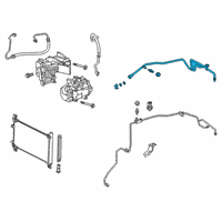 OEM Lexus RX450hL Tube Sub-Assembly, Suction Diagram - 88707-48270