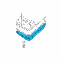 OEM 2008 Nissan Rogue Pan Assy-Oil Diagram - 31390-1XF00