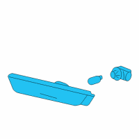 OEM Chevrolet Marker Lamp Assembly Diagram - 92246253